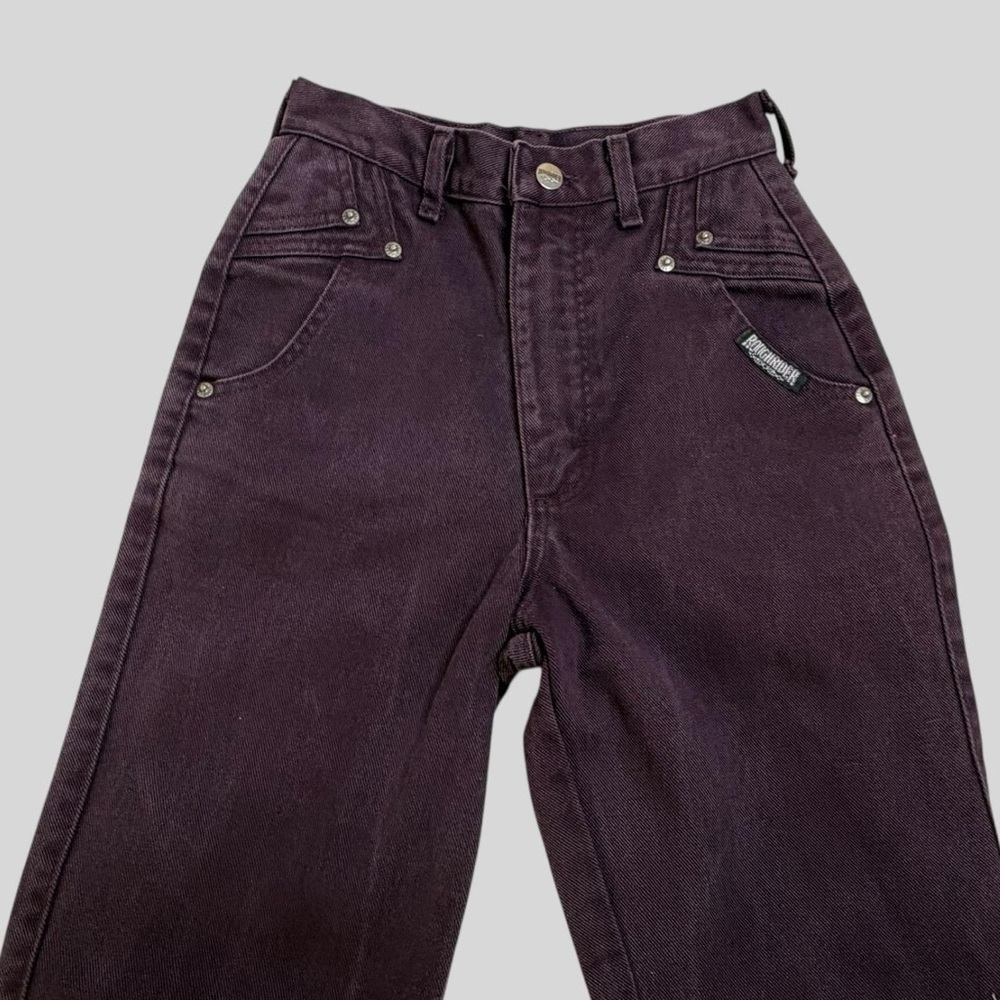 Vintage Purple Western Jeans by Rough Rider - size 1/2